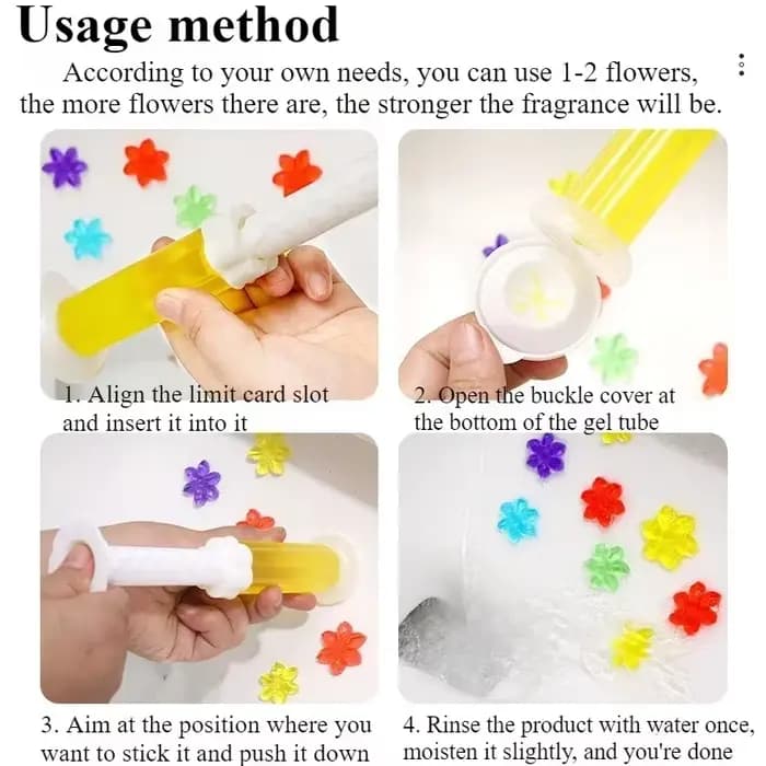 Nettoyant pour toilettes avec anciers de gel