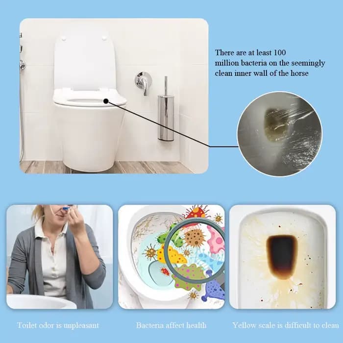Nettoyant pour cuvette de toilette avec forme de Bowling