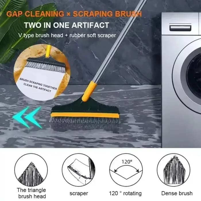 Brosse de nettoyage pour sol de salle de bain