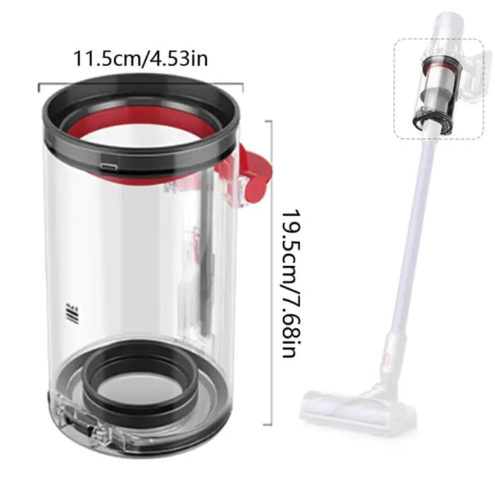 Poubelle de grande taille avec filtre HEPA pour aspirateur Dyson V11 V15 SV14 SV15 SV22
