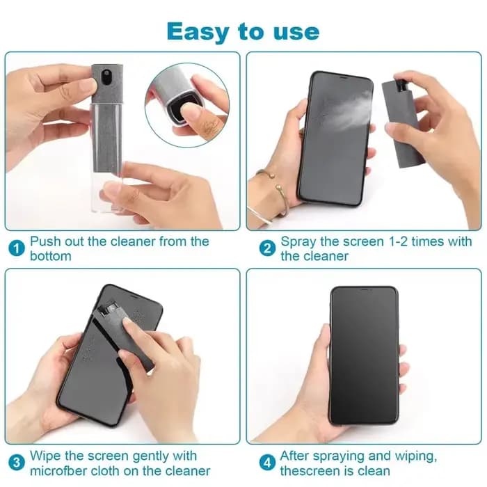 Nettoyant pour écran de téléphone 2 en 1