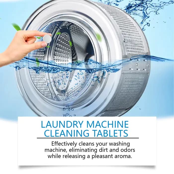 Comprimés effervescents pour nettoyage de Machine à laver