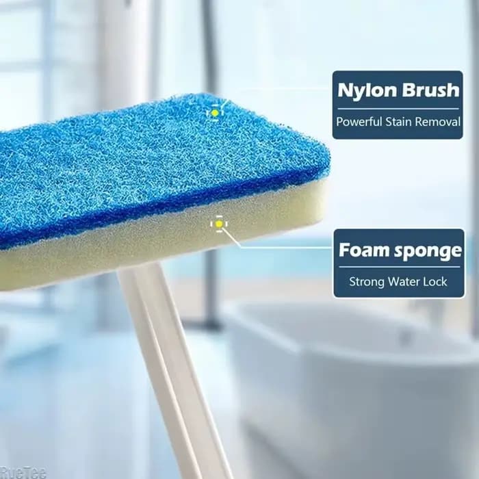 Brosse de nettoyage multifonctionnelle pour salle de bain