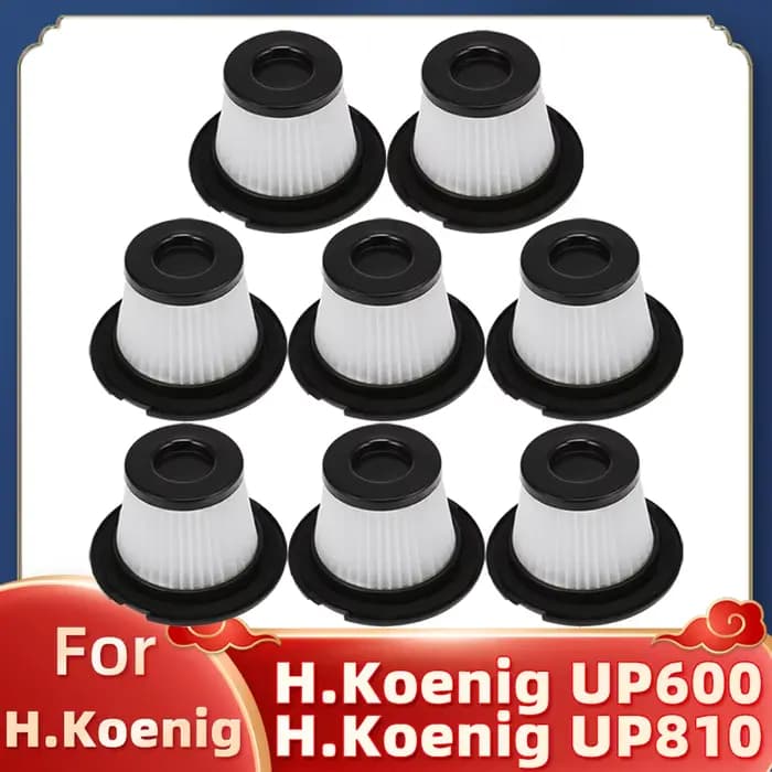 Compatible avec H.Koenig UP600 / UP810 Aspirateur Robot Sans Fil Filtre HEPA Power Clean Pièces de Rechange Accessoires