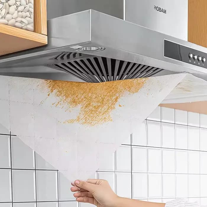 Papier filtre jetable Non tissé pour hotte de cuisine