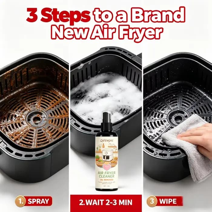Nettoyant pour friteuse à air QIFENGHE 110ML 2-en-1
