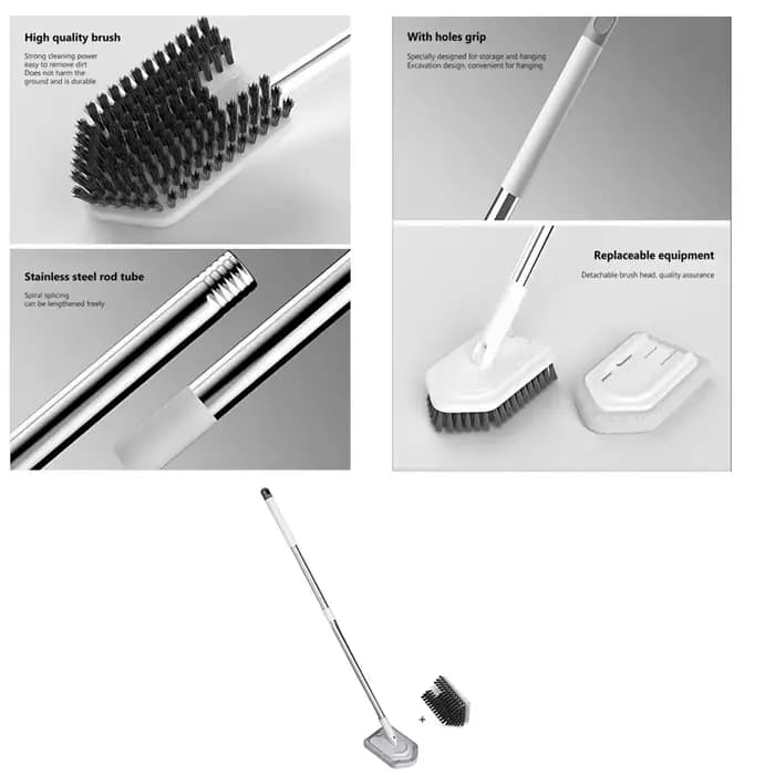 Brosse de nettoyage pour salle de bain 95 cm