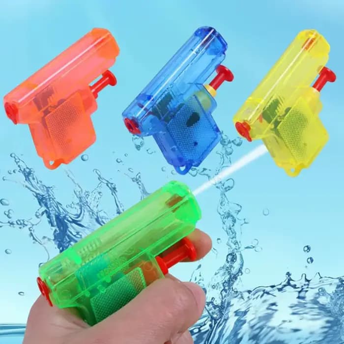 (Été6) Lot de 5 jouets aquatiques d'été, pistolets à eau manuels portatifs pour enfants et adultes, accessoires de piscine et de plage en plein air