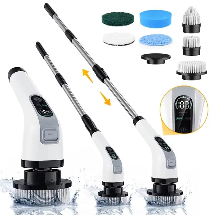 Brosse de nettoyage électrique sans fil 7 en 1