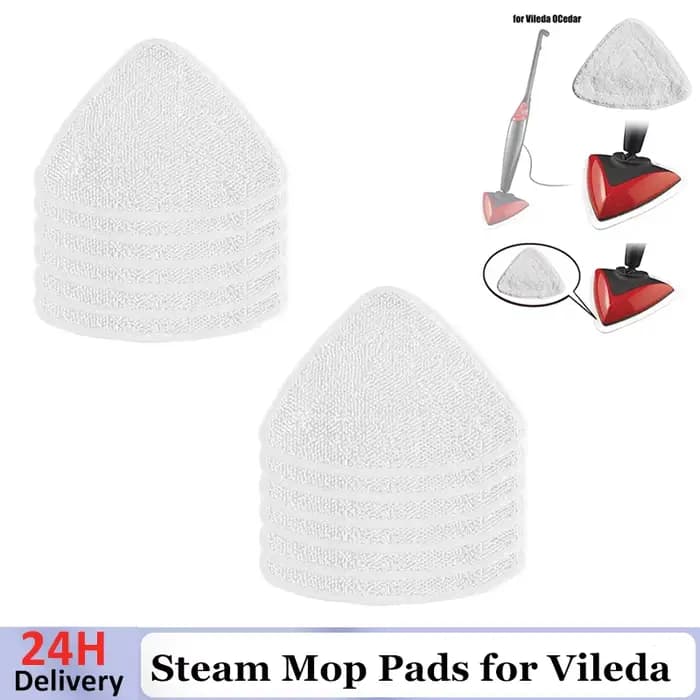 Vileda-Serpillière à Vapeur en Microcarence Lavable et Réutilisable