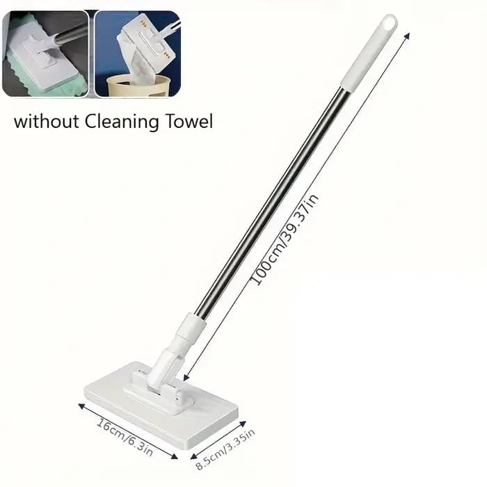 Serpillère plate compatible avec les chiffons de nettoyage standard pour cuisine