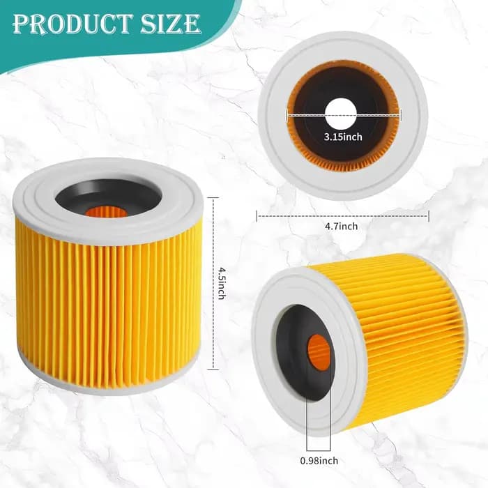 Sacs d'aspirateur + filtres anti-poussière pour Karcher WD3 Premium MV3 SE4001 A2201 A2204