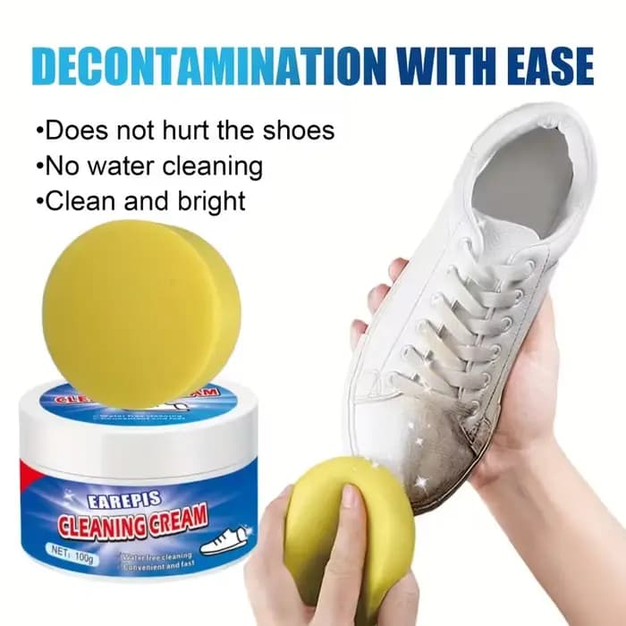 Nettoyant pour baskets tout-en-un en gel avec bicarbonate de sodium