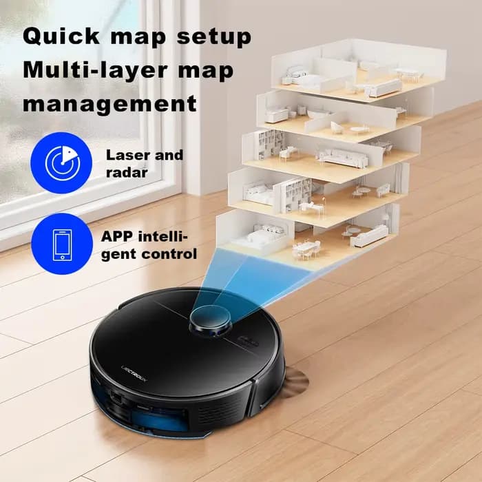 LDS robot aspirateur et mop combo Liectroux M70 Pro