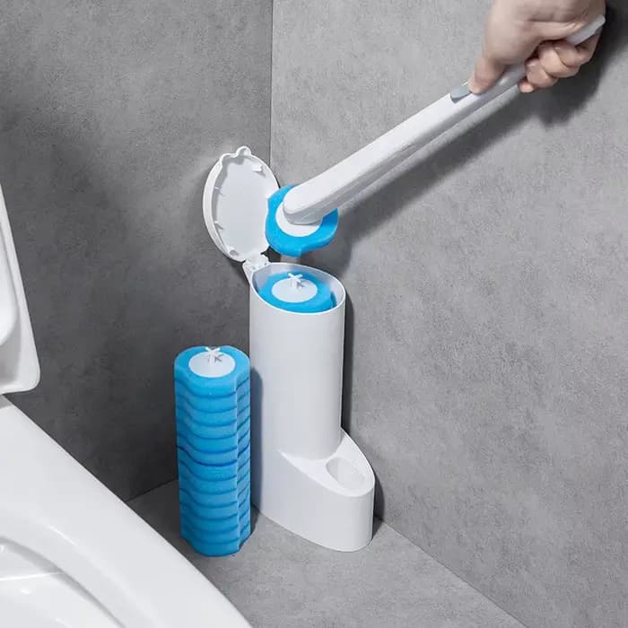 Disposable Toilet Brush Cleaner Bathroom Cleaning