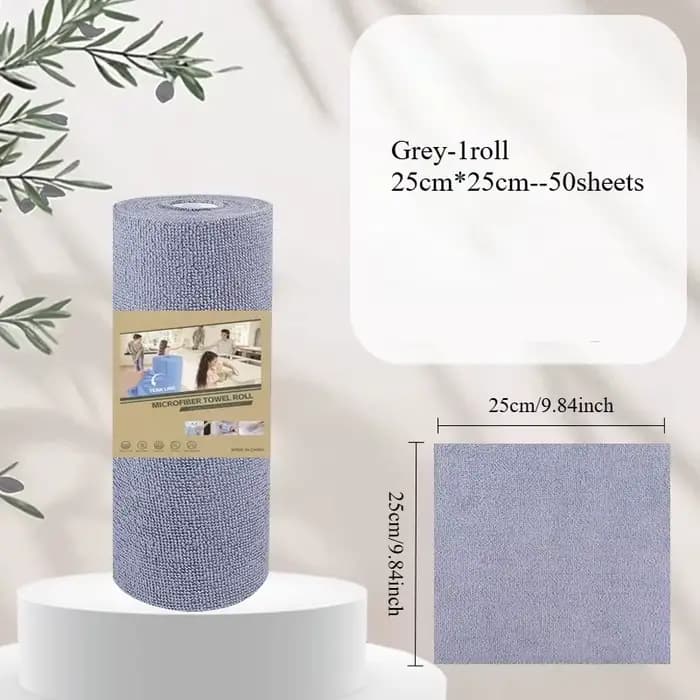 Lingettes de nettoyage réutilisables à double usage (humide et sec)