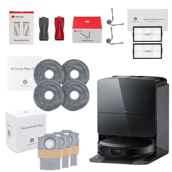 【Optionnel】 Accessoires d'origine pour aspirateur robot Roborock Saros 10R / S9 MaxV