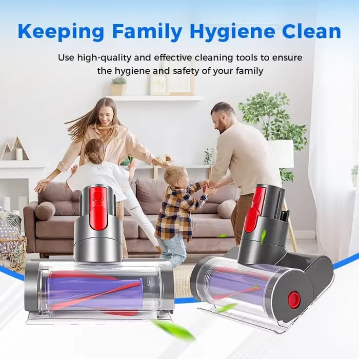 Tête d'aspiration anti-acariens pour aspirateurs Dyson V7 V8 V10 V11 V15 SV10 SV12 SV14 – Pièce de rechange pour l'élimination des acariens