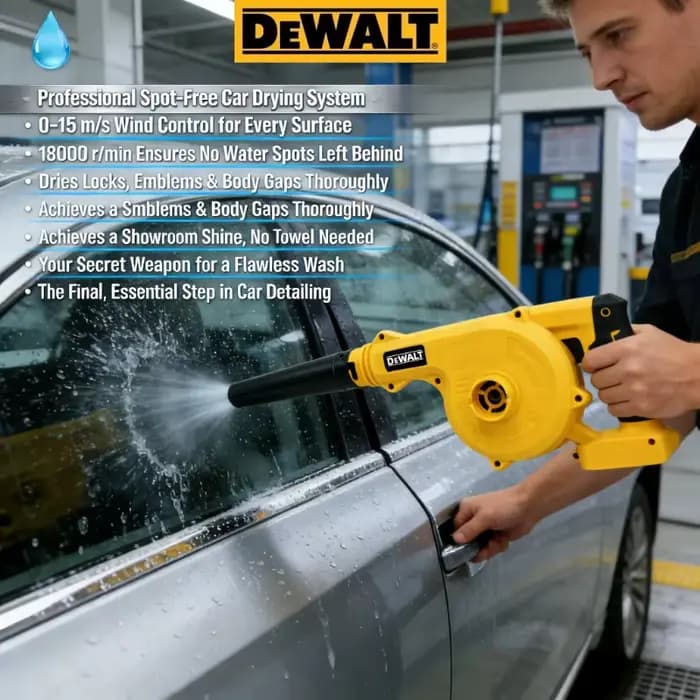 Outil de nettoyage de jardin ultime Dewalt ! Souffleur et aspirateur de feuilles sans fil 2-en-1
