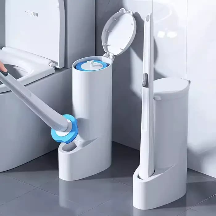 Disposable Toilet Brush Cleaner Bathroom Cleaning