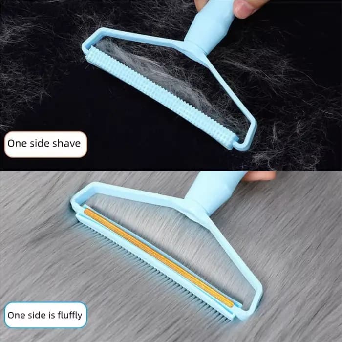 Brosse manuelle anti-peluches et poils d'animaux