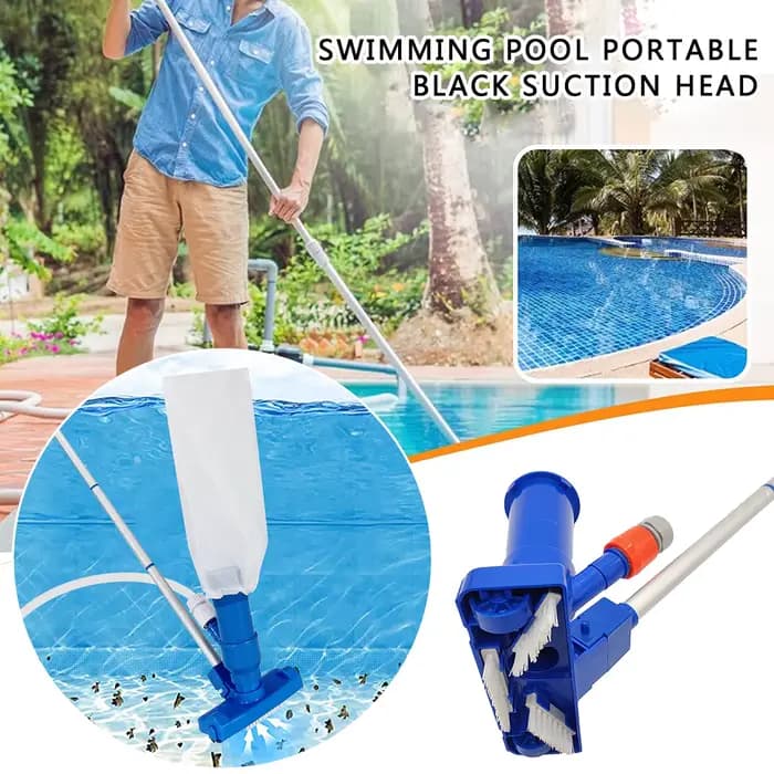 Kit de nettoyage de piscine, net pour nettoyer le fond, filtre pour piscine, ensemble d'aspirateur pour piscine, skimmer de nettoyage, outils et produits pour piscines