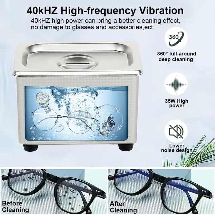 Nettoyeur à ultrasons, machine de nettoyage de lunettes à ultrasons