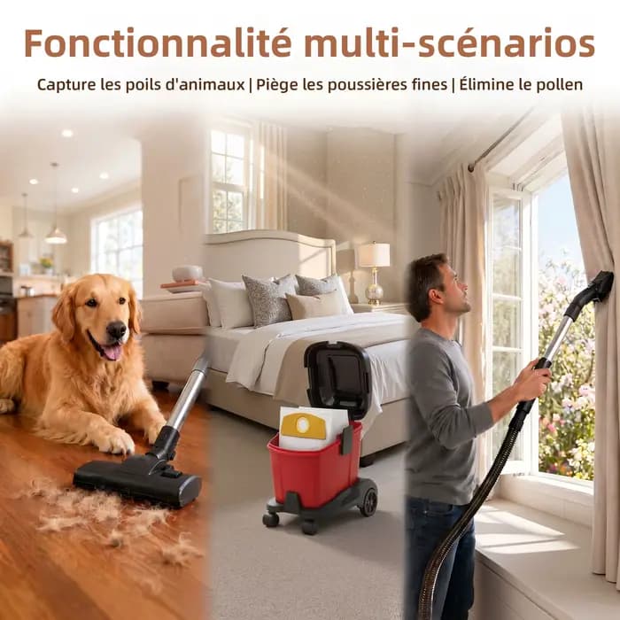 Sacs d'aspirateur pour Bosch GAS 18V-6 LS Professional