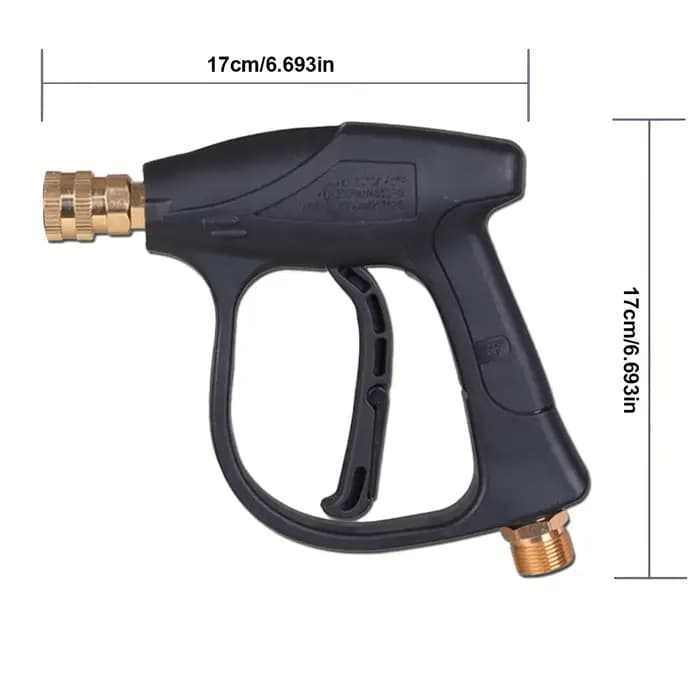 Pistolet de lavage haute pression 2175PSI-connexion rapide M22-14 et 1/4 "avec buses 5 couleurs