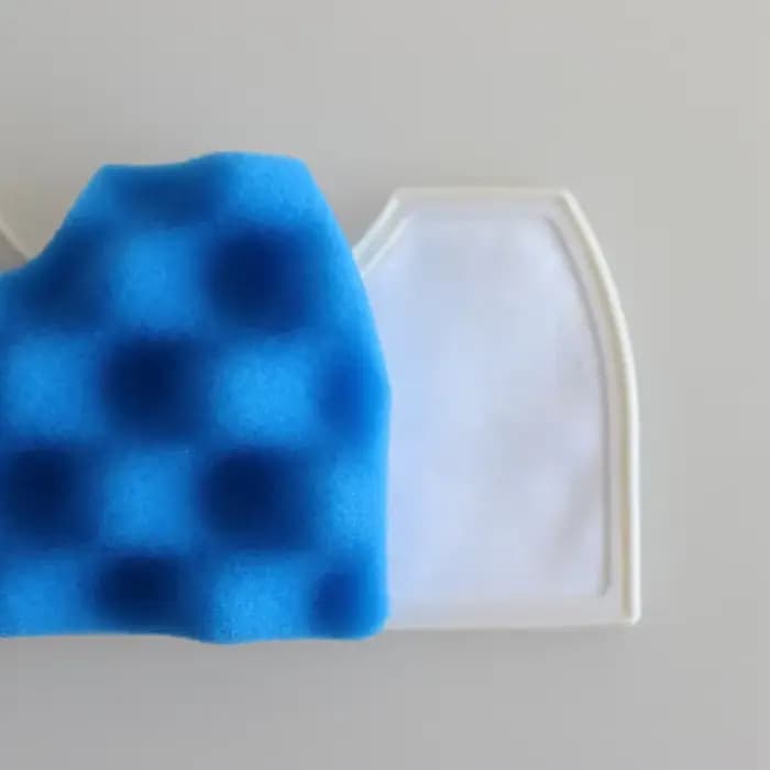 1 ensemble de filtre éponge bleu + 1