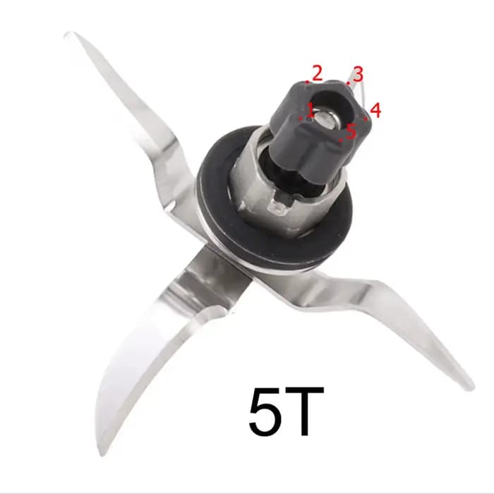 Monsieur Cuisine allergique 2.0 Blender Blade, 4 cuir chevelu, 5 dents