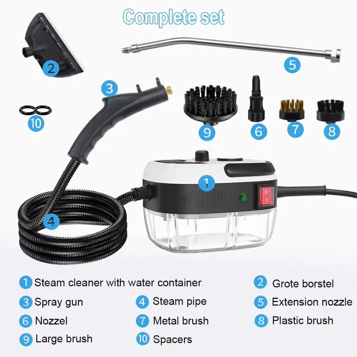 Nettoyeur vapeur haute pression multifonctionnel portable pour la cuisine