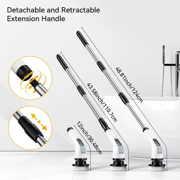 Brosse de nettoyage électrique sans fil 7 en 1