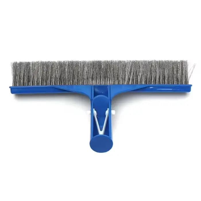 Brosse à algues en acier inoxydable durable de 10 pouces pour le nettoyage des piscines