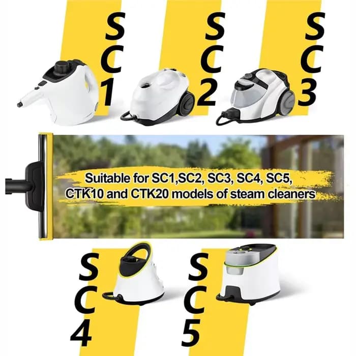 Buse de nettoyage à vapeur A83G avec chiffons en microfibre pour Karcher SC1-SC5 CTK10 CTK20