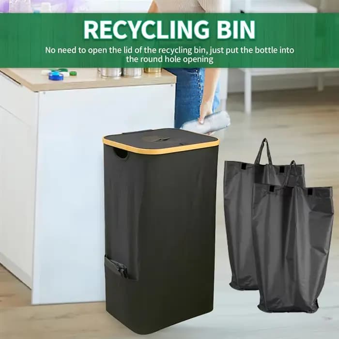 110L bac de recyclage pour cuisine intérieure maison bacs