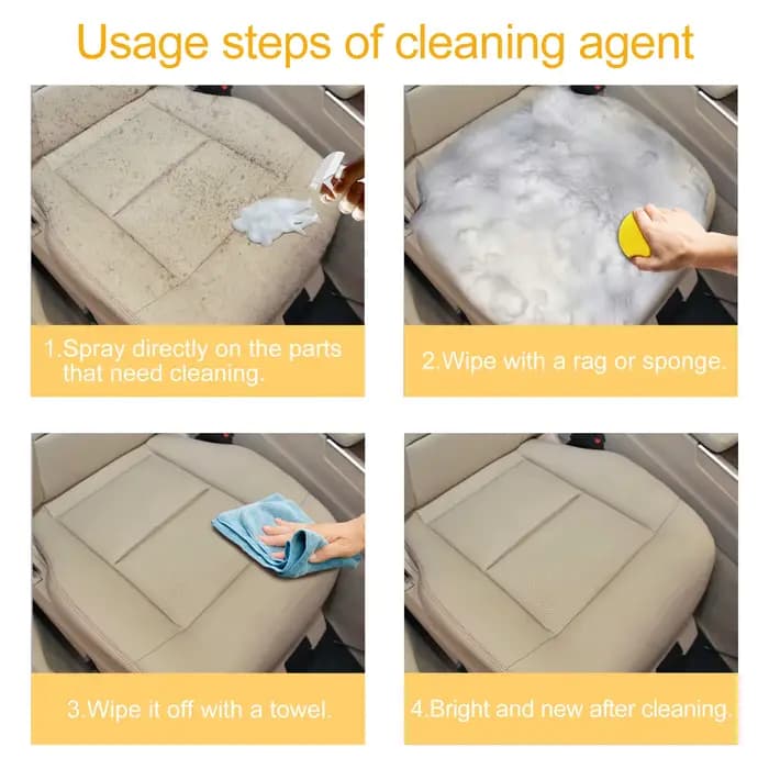 Nettoyant à mousse multifonctionnel pour l'intérieur de la voiture