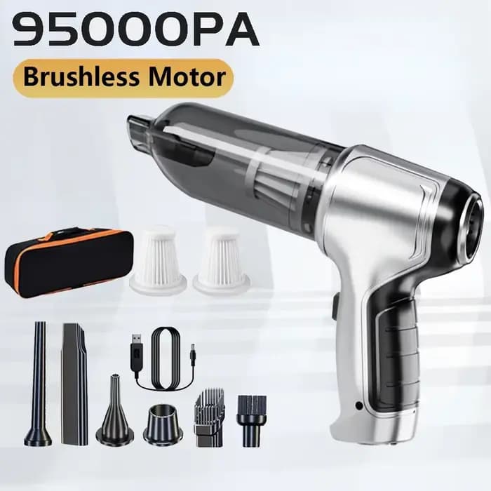 Aspirateur de voiture sans fil 95000PA, Machine de nettoyage puissante, Robot automobile, accessoires de voiture, appareil ménager, forte aspiration en cadeau