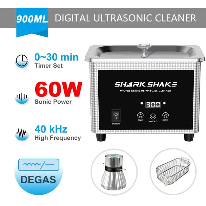 Nettoyeur ultrasonique numérique domestique 900ML/800ML