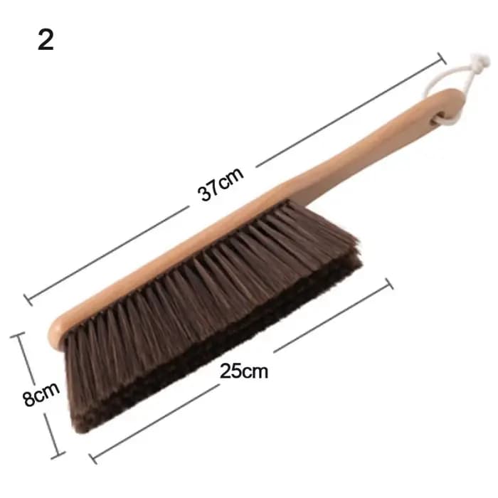 Brosse à poils en bois naturel