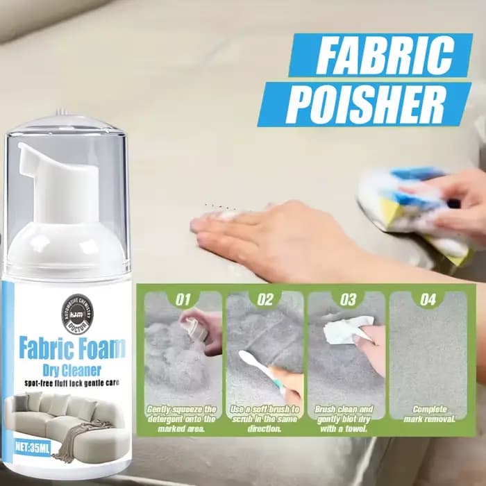 Nettoyant pour tissus en mousse