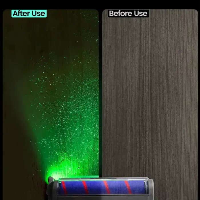 Aspirateur affichage de la poussière lampe à LED révéler