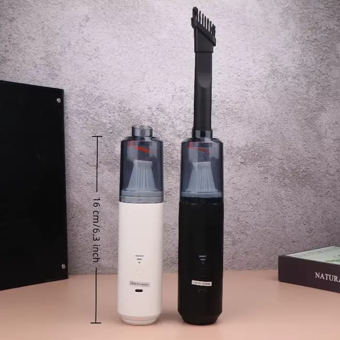 Aspirateur sans fil à double usage, aspiration et soufflage, double usage pour la maison et la voiture, aspirateur puissant haute puissance noir