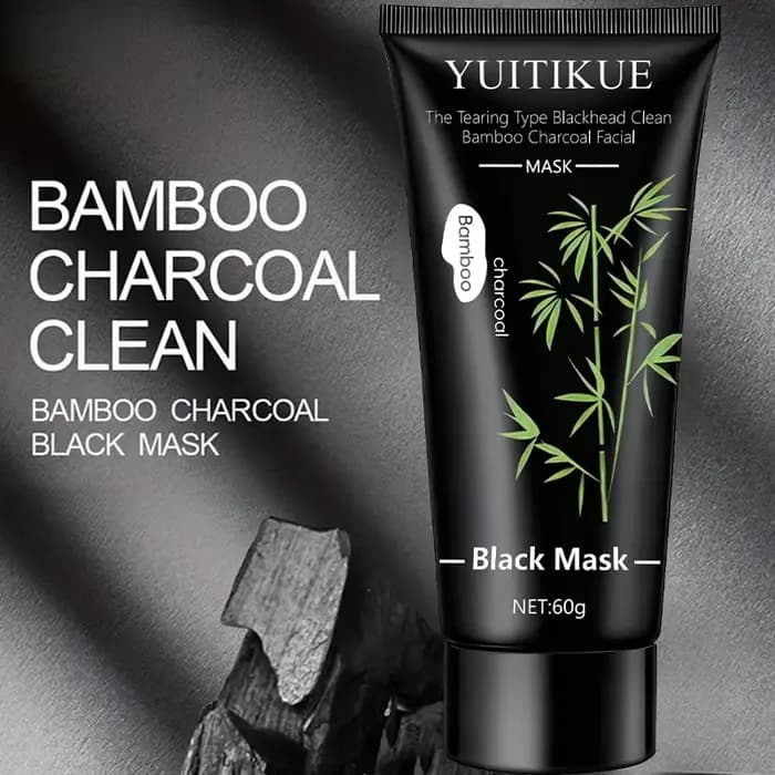 YUITIKUE Masque noir au charbon de bambou 60g - Type de déchirure Nettoyage en profondeur