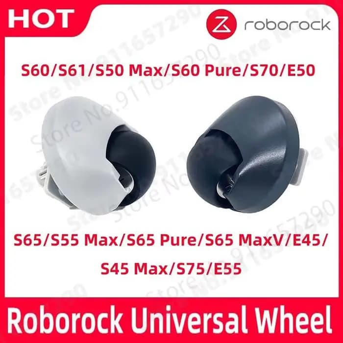 Roue universelle d'origine pour aspirateur robot Roborock S5 MAX S55 Max S6 PURE S6 MAXV S70 S75