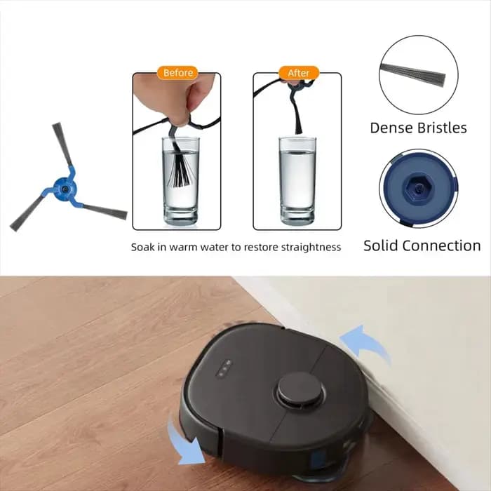 Précis-paquet de 22 accessoires pour aspirateur Robot Eufy X10 Pro Omni: brosses
