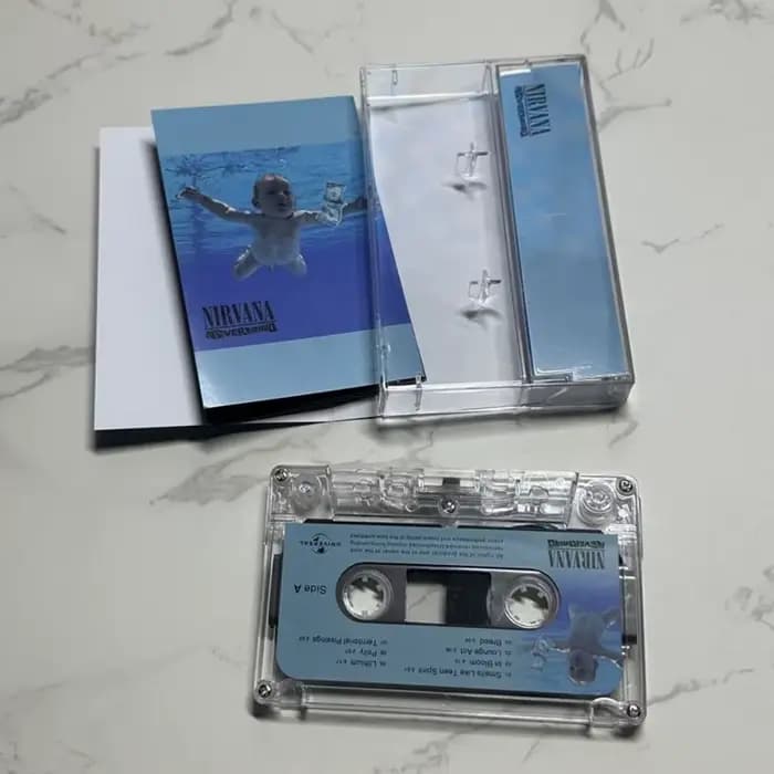 Cassette neuve scellée Nirvana Nevermind, album de rock grunge avec livre de paroles