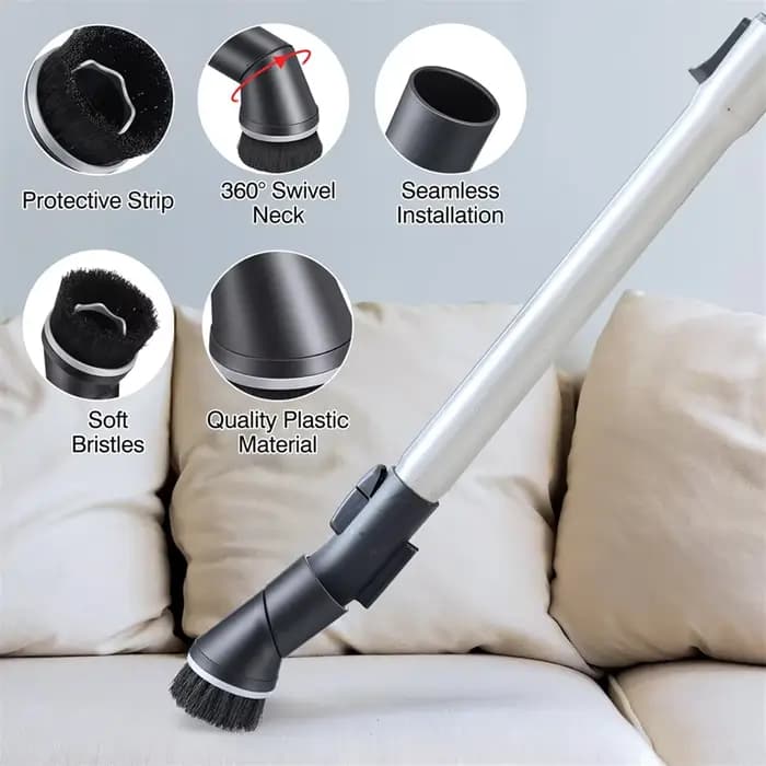 Paquet de 2 brosses à poussière pour aspirateur compatibles avec les séries Miele C et S