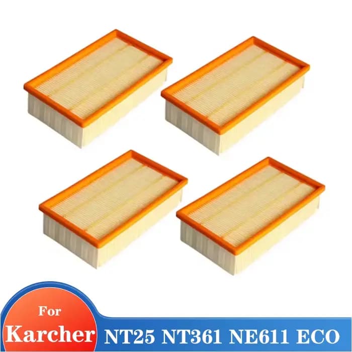 Kits de remplacement de filtre HEPA pour aspirateur Karcher NT25 NT35 NT360 NT45/1 NT55/1 NT361 NT561 NT611