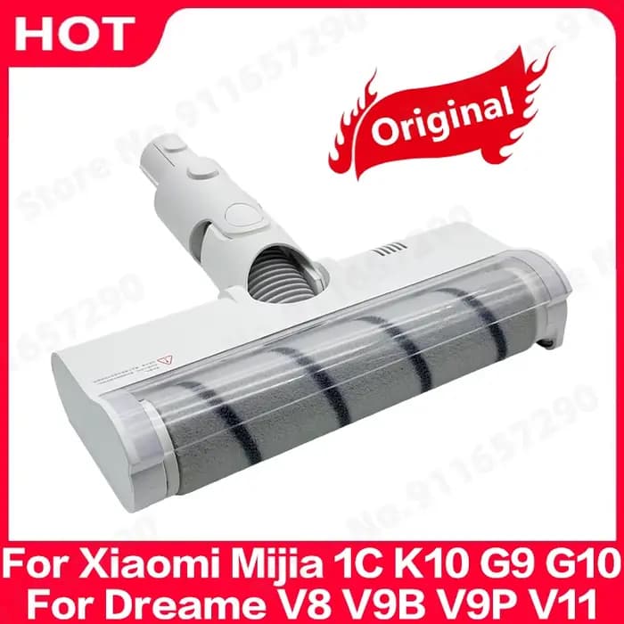 Têtes de brosse électriques de rechange pour aspirateurs Xiaomi Mijia 1C K10 G9 G10 Dreame V8 V9B V9P V11